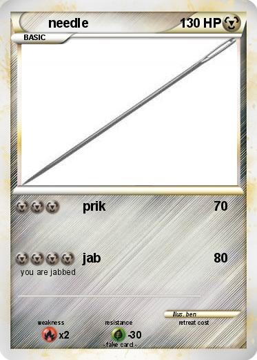 Pokemon needle