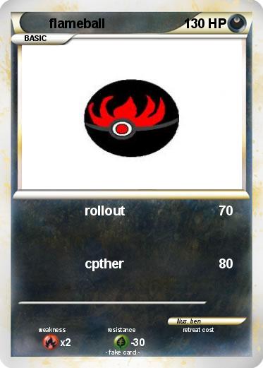 Pokemon flameball
