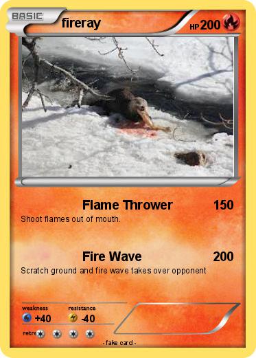 Pokemon fireray