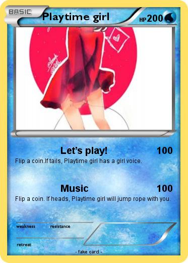 Pokemon Playtime girl