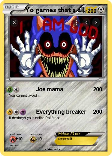 Pokemon Yo games that's all