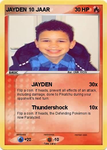 Pokemon JAYDEN 10 JAAR