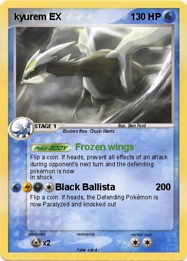 Pokemon kyurem EX