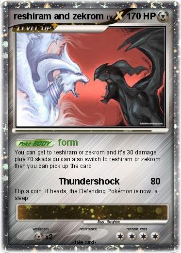 Pokemon reshiram and zekrom