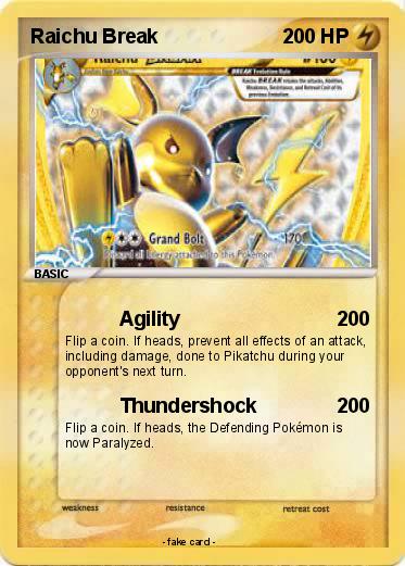 Pokemon Raichu Break