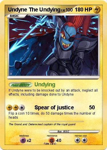 Pokemon Undyne The Undying