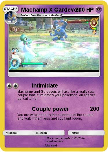 Pokemon Machamp X Gardevoir