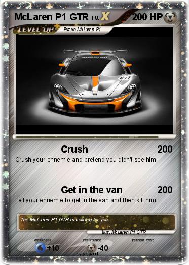 Pokemon McLaren P1 GTR