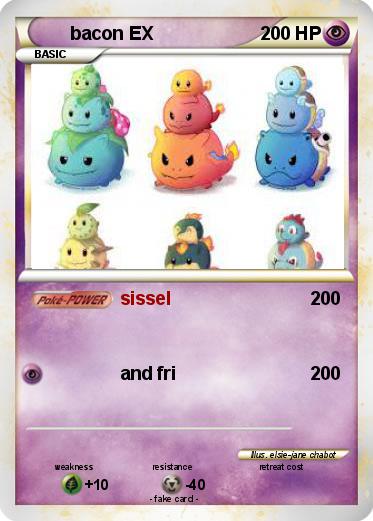 Pokemon bacon EX