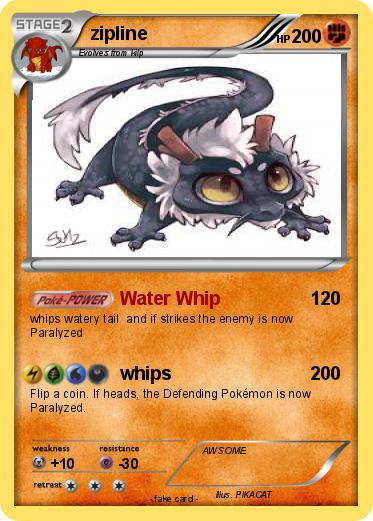 Pokemon zipline