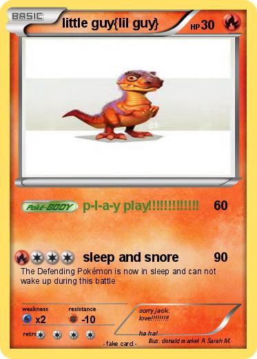 Pokemon little guy{lil guy}