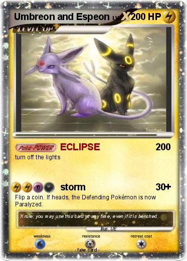 Pokemon Umbreon and Espeon