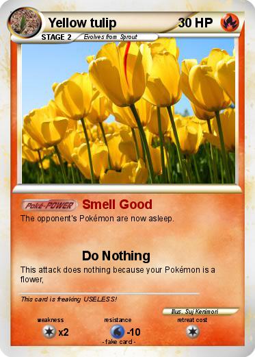 Pokemon Yellow tulip