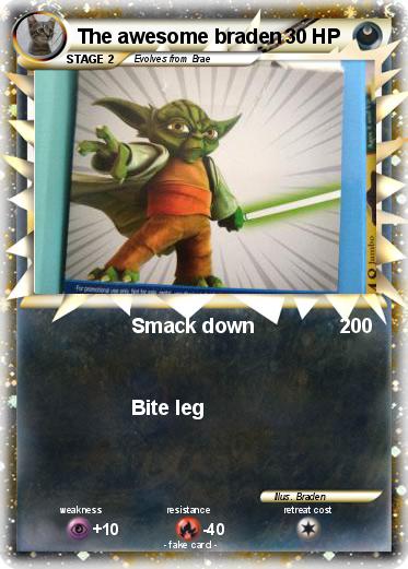 Pokemon The awesome braden