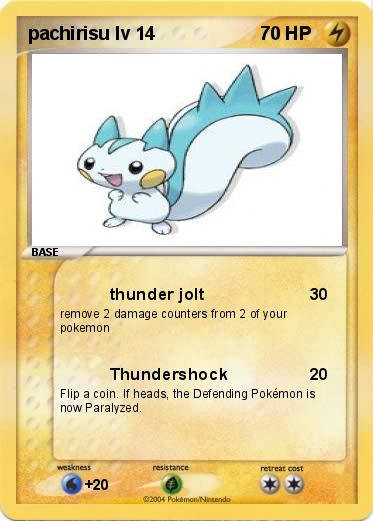 Pokemon pachirisu lv 14
