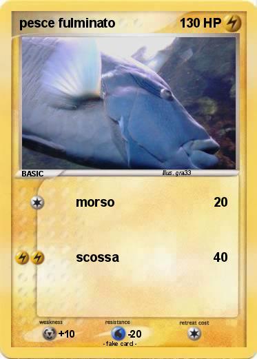Pokemon pesce fulminato