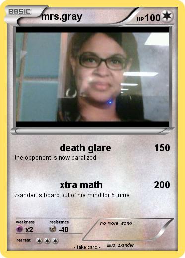 Pokemon mrs.gray