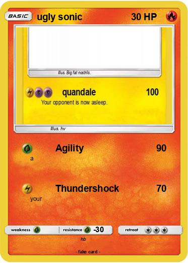 Pokemon ugly sonic