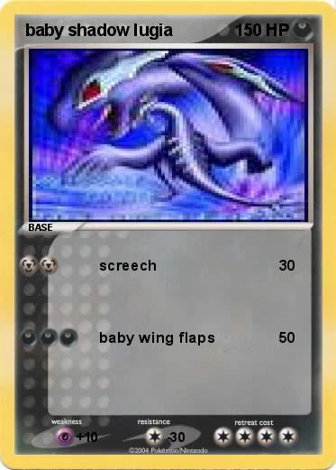 Pokemon baby shadow lugia