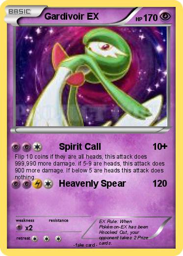 Pokemon Gardivoir EX