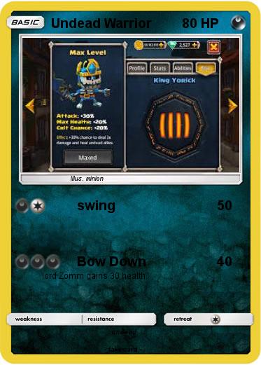 Pokemon Undead Warrior