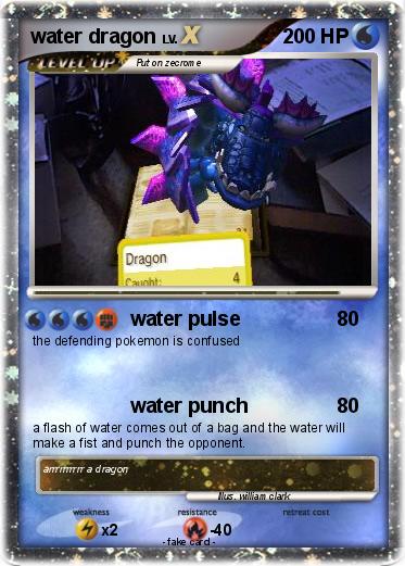 Pokemon water dragon
