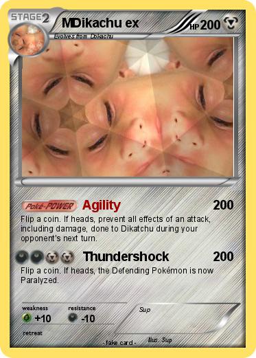 Pokemon MDikachu ex