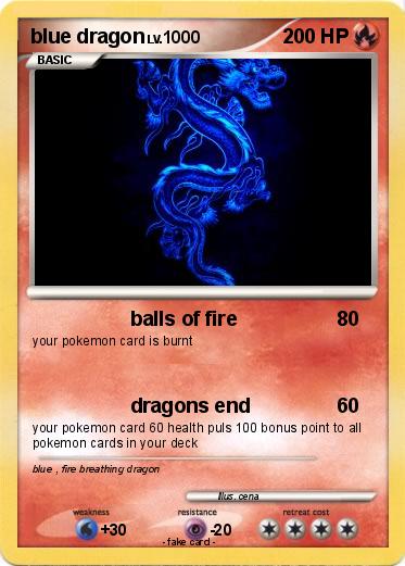 Pokemon blue dragon