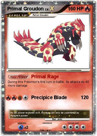 Pokemon Primal Groudon