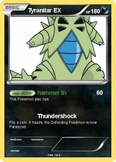 Pokemon Tyranitar EX