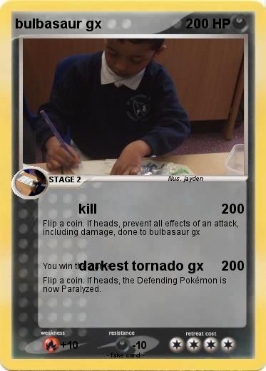 Pokemon bulbasaur gx