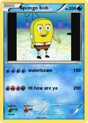 Pokemon Sponge bob