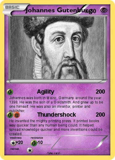 Pokemon Johannes Gutenburg