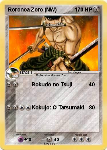 Pokemon Roronoa Zoro (NW)