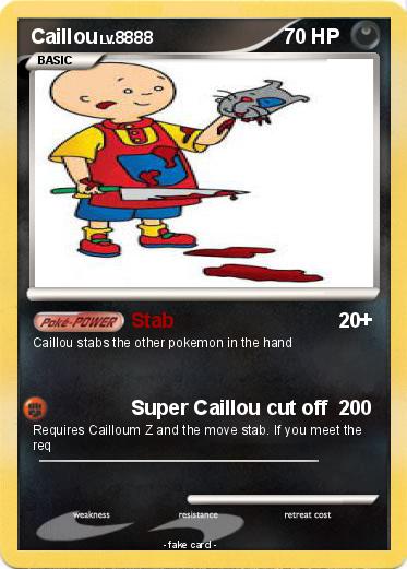 Pokemon Caillou
