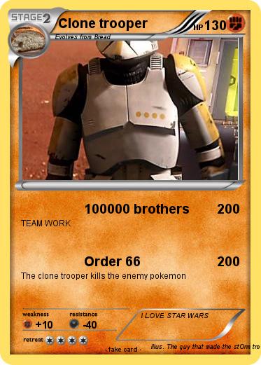 Pokemon Clone trooper