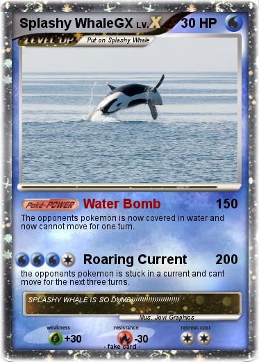 Pokemon Splashy WhaleGX