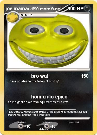 Pokemon joe mama