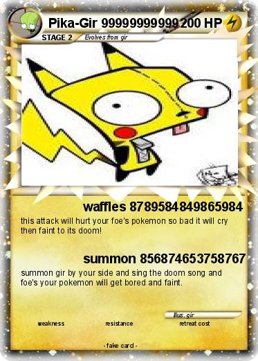 Pokemon Pika-Gir 99999999999