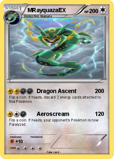 Pokemon MRayquazaEX