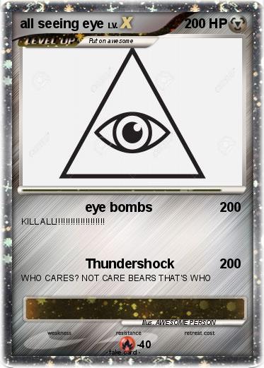 Pokemon all seeing eye