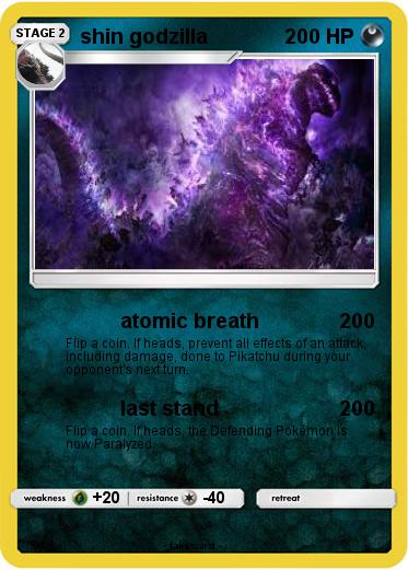 Pokemon shin godzilla