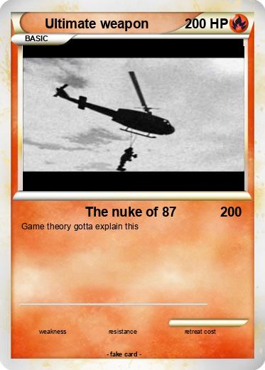 Pokemon Ultimate weapon