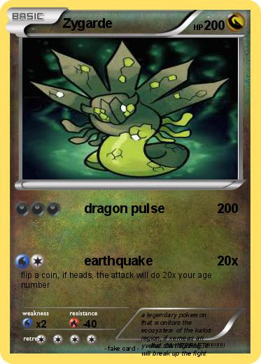 Pokemon Zygarde