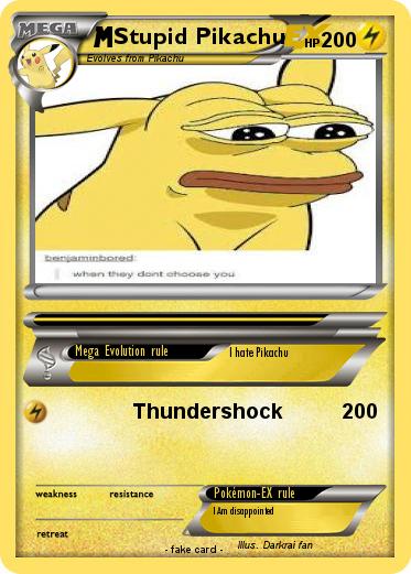 Pokemon Stupid Pikachu
