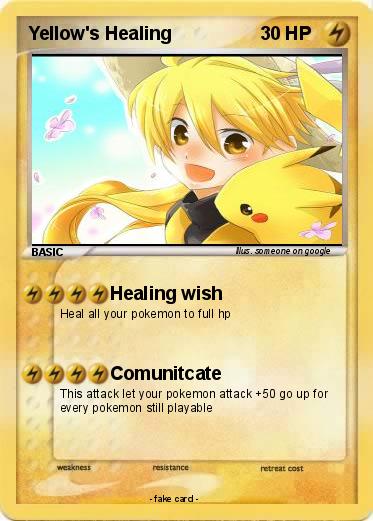 Pokemon Yellow's Healing