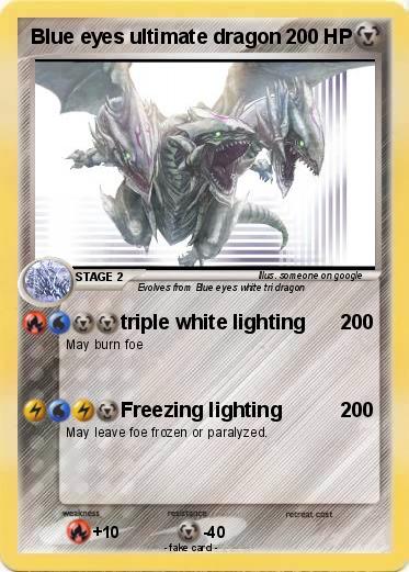 Pokemon Blue eyes ultimate dragon