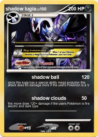 Pokemon shadow lugia