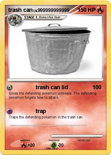 Pokemon trash can