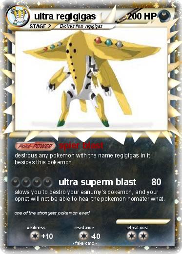 Pokemon ultra regigigas